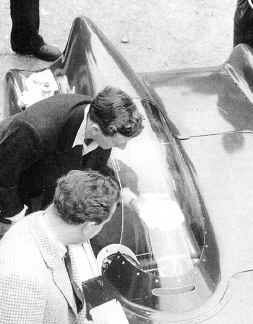 at Monza, prior to Stirling Moss' record attempt  