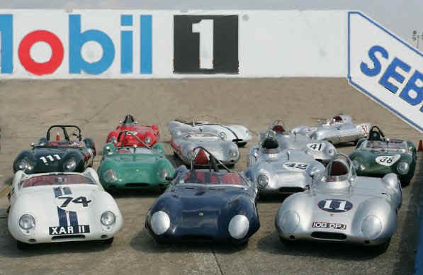 The Lotus Eleven group photo, courtesy of Bob Harrington